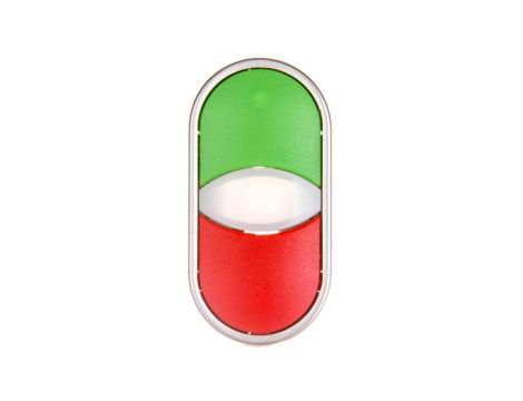 Przycisk sterowniczy podwójny 22mm czerwony/zielony 2Z z samopowrotem SP22-2KL-20Z/C