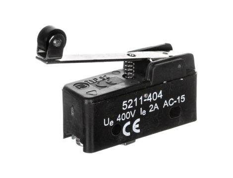 Wyłącznik krańcowy miniaturowy 1CO z rolką wzdłuż dźwigni W0-5211-404