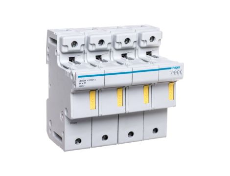 Rozłącznik bezpiecznikowy cylindryczny 4P 14x51mm LR604