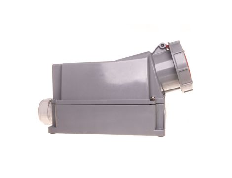 Gniazdo stałe 125A 4P 400V czerwone IP67 144-6p