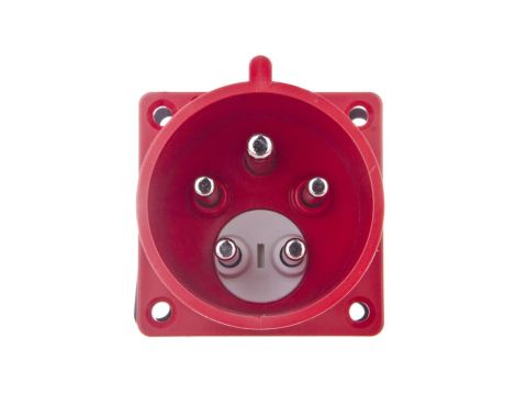 Wtyczka tablicowa (zwrotnica faz) 32A 5P 400V czerwona IP44 8625-6
