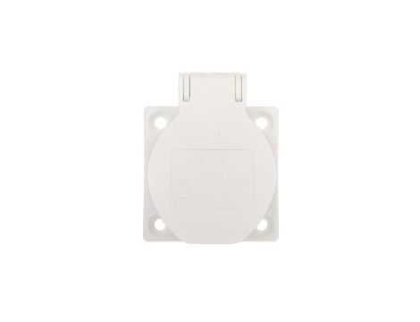 Gniazdo tablicowe 10/16A 2P+Z 230V białe IP54 1050-0ws
