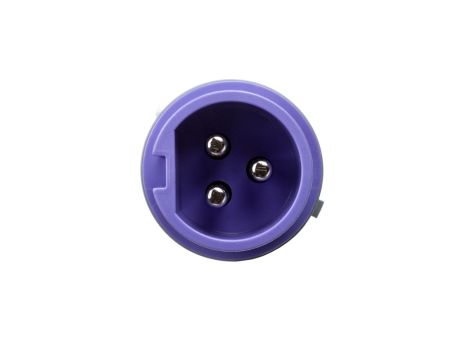 Wtyczka przenośna 16A 3P 24V fioletowa IP44 TWIST 063v