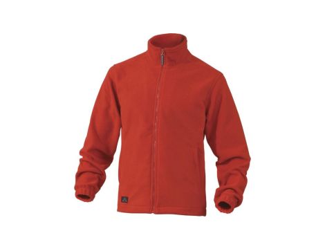 Bluza z polaru poliestru, 280G czerwona rozmiar XL VERNOROXG