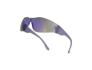 Okulary ochronne z poliwęglanu przydymione odblaskowe UV400 BRAVA2 MIRRROR BRAV2FF