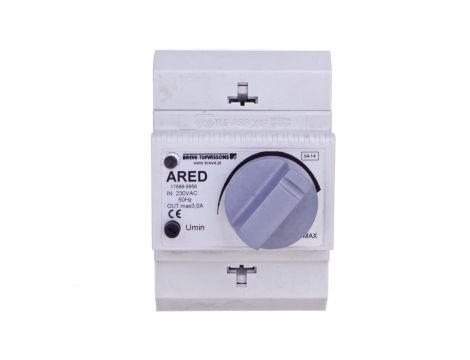 Regulator prędkości obrotowej, elektroniczny, bezstopniowy ARED 3,0 230V 3A, na szynę DIN 17886-9956