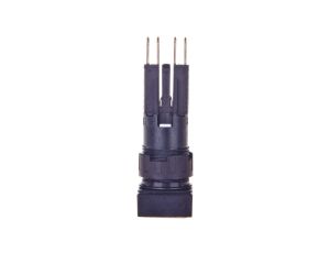 Napęd przycisku 18x18mm czerwony bez samopowrotu z podświetleniemQ18LTR-RT/WB 086448