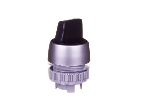 Przełącznik 3 położeniowy pokrętło 22mm czarny 2Z bez samopowrotu SP22-P3-CZ-20