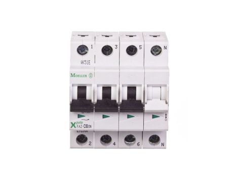 Wyłącznik nadprądowy 3P+N C 50A 15kA AC FAZ C50/3N 278980
