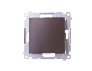 Simon 54 Łącznik pojedynczy moduł 16AX 250V zaciski śrubowe brąz mat DW1A.01/46