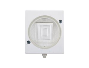 LAMBDA Łącznik hermetyczny pojedynczy IP44 biały ŁNH-1L/00