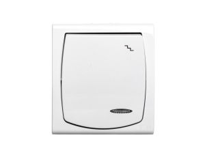 MADERA Łącznik hermetyczny schodowy z podświetleniem IP44 biały ŁNH-3NS/00