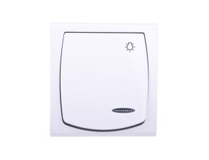 MADERA Przycisk hermetyczny /światło/ z podświetleniem IP44 biały ŁNH-5NS/00