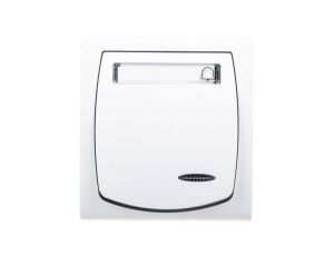 MADERA Przycisk hermetyczny /dzwonek/ z podświetleniem IP44biały ŁNH-6NS/00