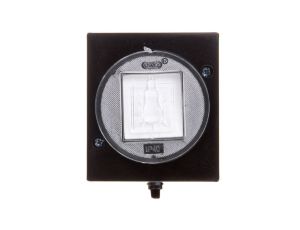 LAMBDA Przycisk hermetyczny /światło/ IP44 czarny ŁNH-5LC/25