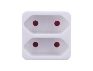 Rozgałęźnik wtyczkowy 2-gniazda b/u Euro 1508030