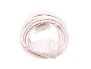 Kabel przedłużajacy (przedłużacz) 5m biały 1x230V H05VV-F3G1,5 1168444