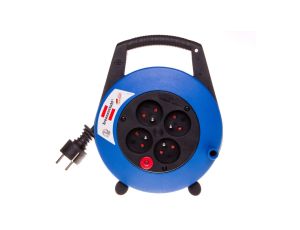 Przedłużacz zwijany kompaktowy Vario Line 4x230V 5m H05VV-F 3G1,5 1092234