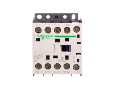 Stycznik mocy 12A 3P 24V AC 0Z 1R LC1K1201B7