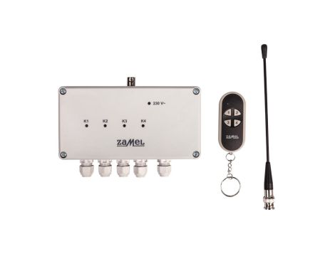 Radiowy wyłącznik sieciowy czterokanałowy z pilotem RWS-211C/N STI10000015