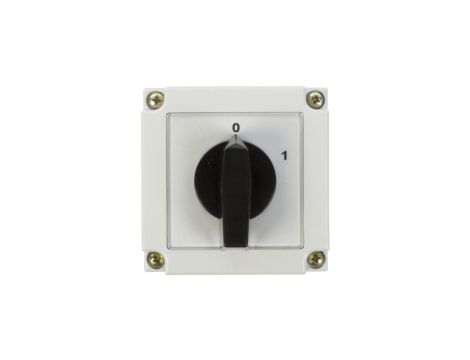 Łącznik krzywkowy 0-1 1P 10A w obudowie 4G10-90-PK R014 63-840392-011