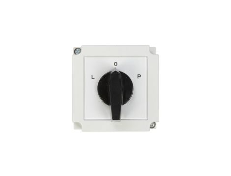 Łącznik krzywkowy L-0-P 3P 25A w obudowie 4G25-11-PK R114 63-840309-031