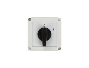 Łącznik krzywkowy 0-1 1P 25A w obudowie 4G25-90-PK R114 63-840392-031