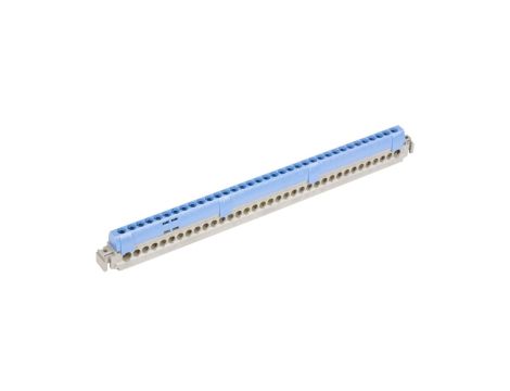 Listwa przyłączeniowa 35-otworów niebieska IP2x - 2x25mm2+33x16mm2 004848