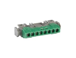 Listwa przyłączeniowa 8-otworów zielona IP2xZ-8 004832