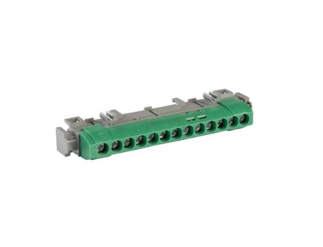 Listwa przyłączeniowa 13-otworów zielona IP2xZ13 004834
