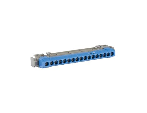 Listwa przyłączeniowa 17-otworów niebieska IP2xN17 004845