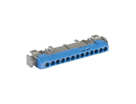 Listwa przyłączeniowa 13-otworów niebieska IP2xN13 004844