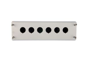 Obudowa kasety 6-otworowa 22mm szara IP67 M22-I6 216540
