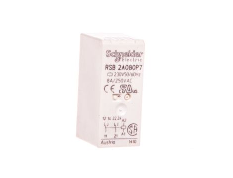 Przekaźnik interfejsowy 2P 230V AC AgNi RSB2A080P7