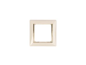 VALENA Ramka pojedyncza pozioma krem/złoto 774151