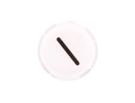 Soczewka przycisku 22mm płaska biała z symbolem START I M22-XDL-W-X1 218296