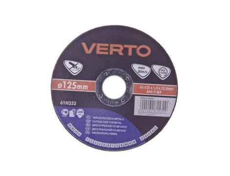 Tarcza tnąca do metalu 125 x 1.5 x 22.2 mm