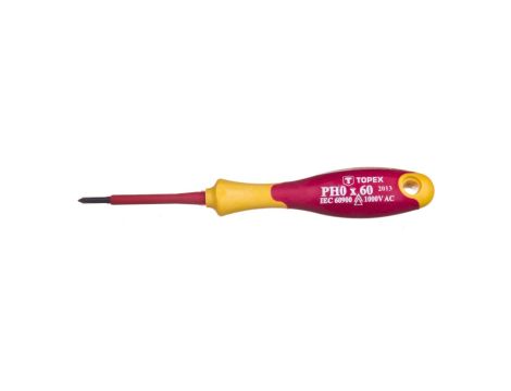 Wkrętak krzyżowy 1000V, PH0 x 60 mm