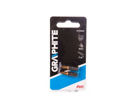 Końcówki wkrętakowe PH1 x 25 mm, 2 szt. /5kpl./