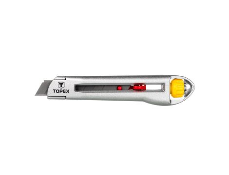 Nóż z ostrzem łamanym 18 mm metalowy korpus 17B103
