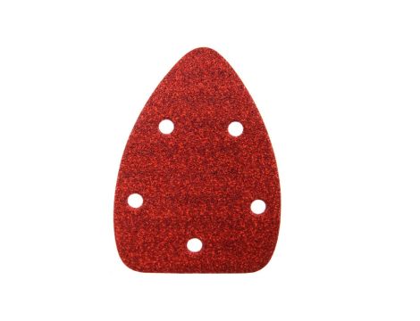 Papiery ścierne na rzep, K80, /5kpl./