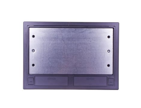 Simon Connect Puszka SF podłogowa sześciokrotna 12xK45 + 2xSM302/9 szara SF670/1