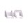 Simon Connect Kąt wewnętrzny regulowany Cabloplus PVC 90x55mm czysta biel TKA103208/9