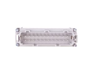 Wkład złącza 24P+PE męski 16A 500V EPIC H-BE 24 SS 10196100