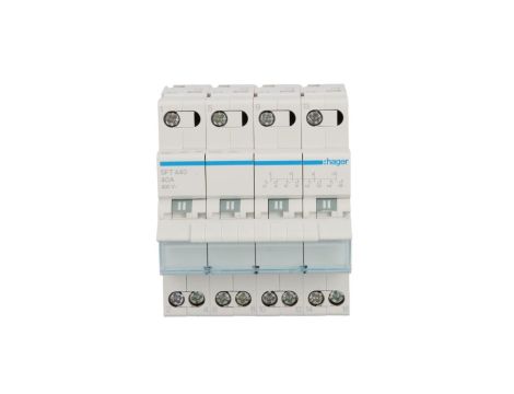 Przełącznik modułowy zasilania I-0-II (sieć-agregat) 40A 4P SFT440