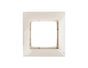 Simon 54 Premium Ramka pojedyncza kremowa DR1/41