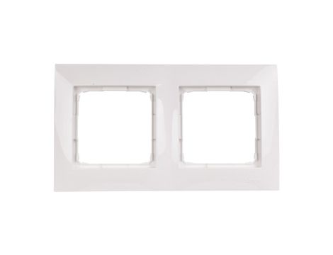 Simon 54 Premium Ramka podwójna biała /do karton-gips/ DRK2/11
