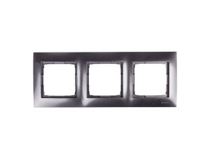 Simon 54 Premium Ramka potrójna antracyt /do karton-gips/ DRK3/48