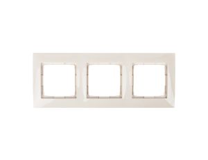 Simon 54 Premium Ramka potrójna kremowa DR3/41