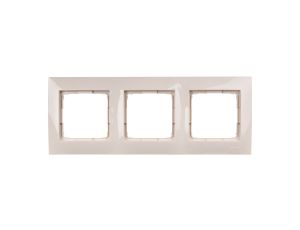 Simon 54 Premium Ramka potrójna kremowa /do karton-gips/ DRK3/41